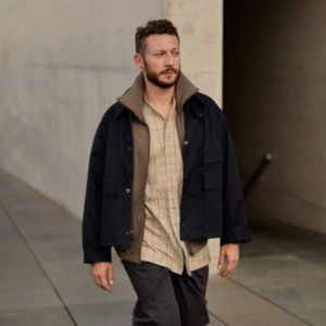 U Utility Short Blouson Olive